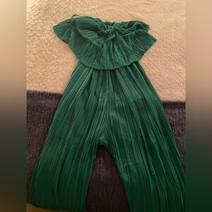 Green jumpsuit
